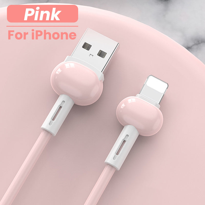 Compatible with Apple , Liquid Silicone Data Cable Type-c For Android And Apple Fast Charging Cable Heritage cosmetics and beauty care