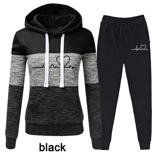 Casual Tracksuit Women Two Piece Set Suit Female Hoodies Heritage cosmetics and beauty care