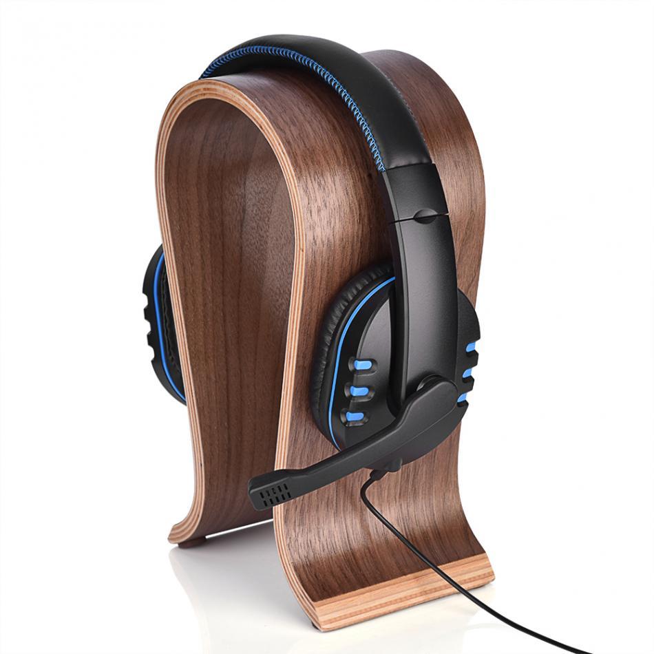 Bluetooth Wooden Earphone Holder Headset Earphone Holder Heritage cosmetics and beauty care