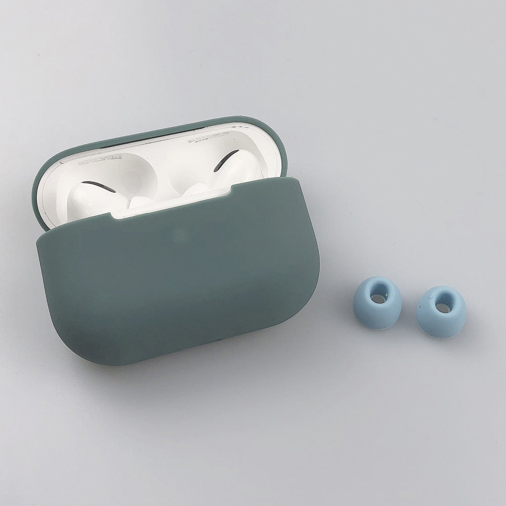 Compatible with Apple , Simple Liquid Silicone Earphone Cover Heritage cosmetics and beauty care