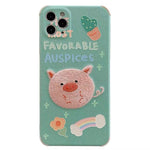 Compatible with Apple , Cute Cartoon Mobile Phone Case Exquisite Embroidery Mobile Phone Case Protective Cover Lens Protection Heritage cosmetics and beauty care