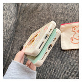 Compatible with Apple , Cute Cartoon Mobile Phone Case Exquisite Embroidery Mobile Phone Case Protective Cover Lens Protection Heritage cosmetics and beauty care