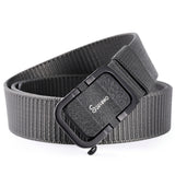 Toothless Automatic Buckle Belt Nylon Canvas Belt Outdoor Casual Pants Belt - Heritage cosmetics and beauty care