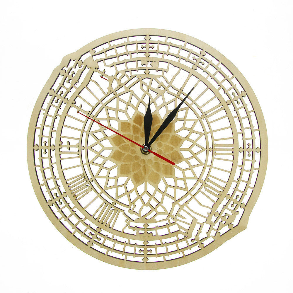 Wooden Wall Clock Custom London Big Ben Style Wall Clock Modern Wall Decoration Wall Clock - Heritage cosmetics and beauty care