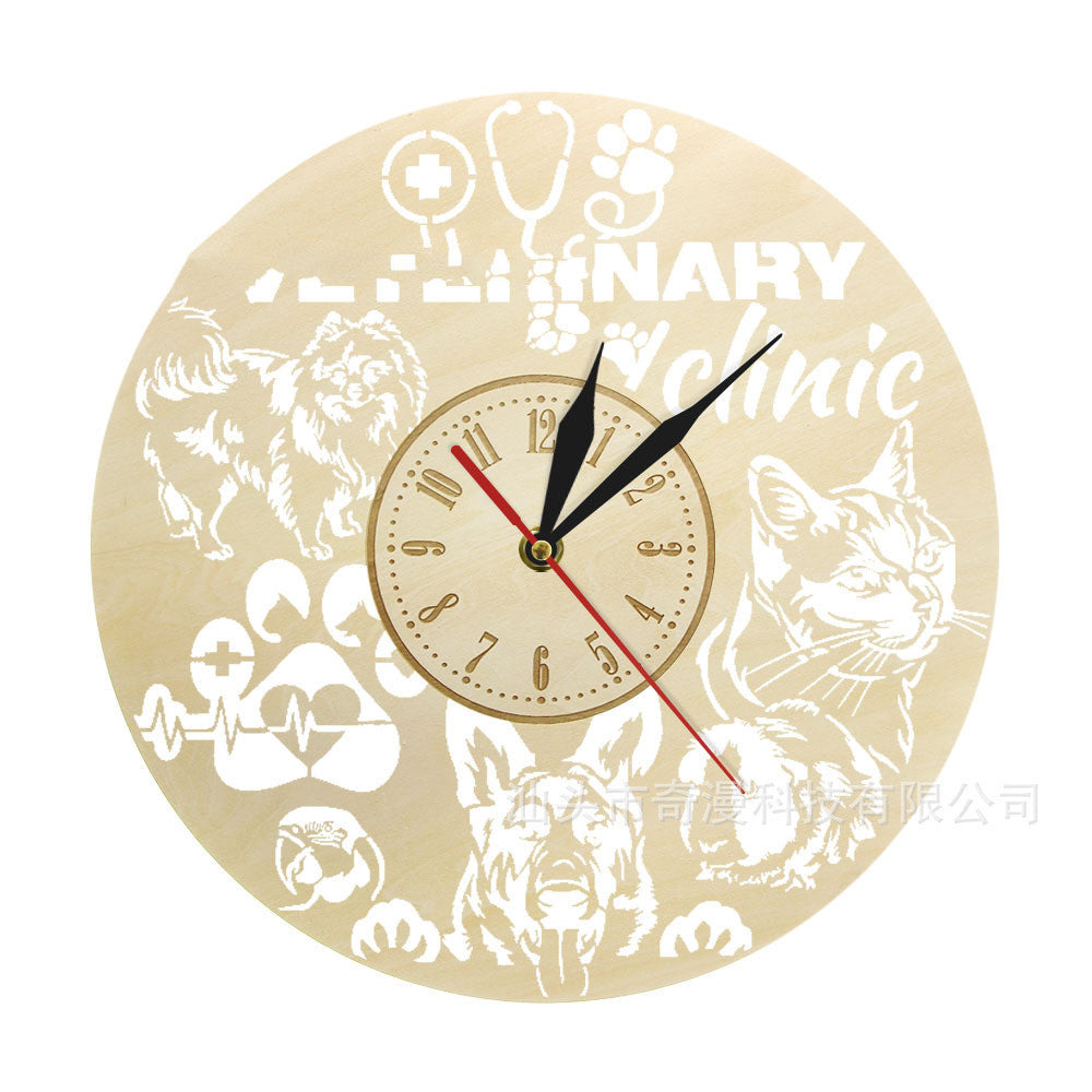 Wooden Wall Clock Modern Wall Clock - Heritage cosmetics and beauty care