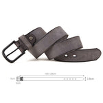 Desway Alloy Pin Buckle Belt Men's New Leather Belt - Heritage cosmetics and beauty care