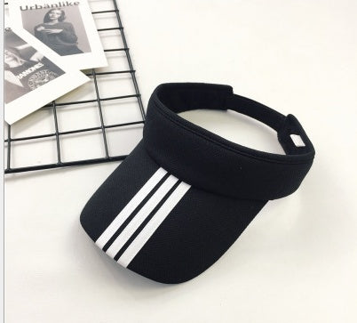 Striped Fashion Women Men Sun Visor Beanie Hats - Heritage cosmetics and beauty care