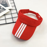 Striped Fashion Women Men Sun Visor Beanie Hats - Heritage cosmetics and beauty care