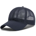 Breathable Mesh Men's And Women's Hats Outdoor Solid Color Light Board Baseball Caps - Heritage cosmetics and beauty care