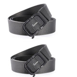 Toothless Automatic Buckle Belt Nylon Canvas Belt Outdoor Casual Pants Belt - Heritage cosmetics and beauty care