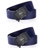 Toothless Automatic Buckle Belt Nylon Canvas Belt Outdoor Casual Pants Belt - Heritage cosmetics and beauty care