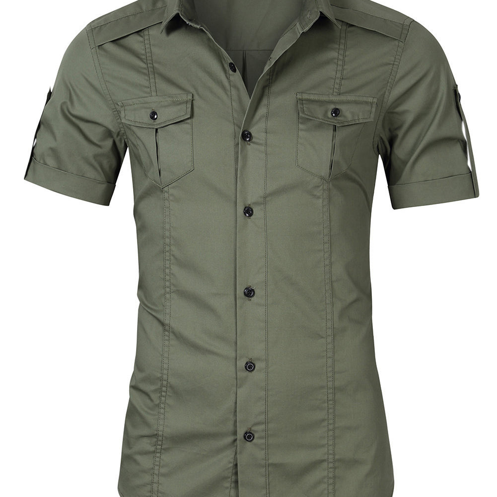 Workwear Shirts European And American Men's Shirts Heritage cosmetics and beauty care