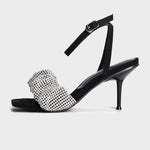 Women's Stiletto High Heels With Rhinestones - Heritage cosmetics and beauty care