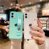 Candy Color Transparent Mobile Phone Case For Apple Stand Solid Color Soft Case Heritage cosmetics and beauty care