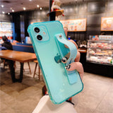 Candy Color Transparent Mobile Phone Case For Apple Stand Solid Color Soft Case Heritage cosmetics and beauty care