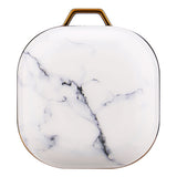 Compatible with Apple, European And American Style Green Gold Marble IMD Earphone Sleeve Heritage cosmetics and beauty care