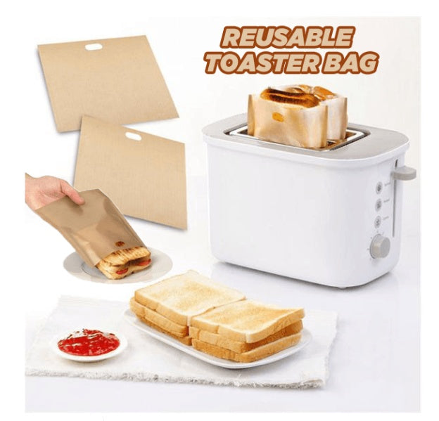 Teflon high temperature toast bag ptfe fiberglass toast bag toasted sandwich bag toaster bag Heritage cosmetics and beauty care