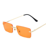 Rimless sunglasses women square - Heritage cosmetics and beauty care