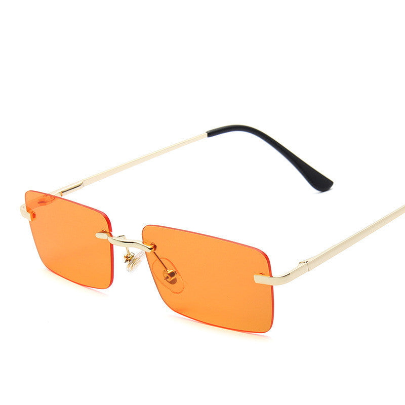 Rimless sunglasses women square - Heritage cosmetics and beauty care