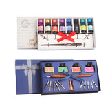 Pen and Ink Gift Box Wooden Dip Pen Set - Heritage cosmetics and beauty care