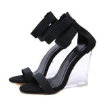 Summer Zip  Toe Wedge Heels - Heritage cosmetics and beauty care