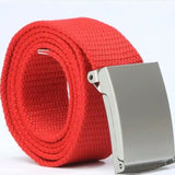 Candy-colored fashionable canvas belts for men and women - Heritage cosmetics and beauty care