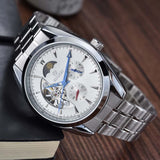 Relogio Masculino Men Tourbillon Watches Stainless Steel Band Automatic Mechanical Wristwatches Moon Phase Small Seconds Watch - Heritage cosmetics and beauty care