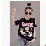 Will Europe stand cartoon short sleeved cotton t-shirts to seaman all-match shirt Heritage cosmetics and beauty care