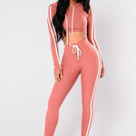 Women Ladies Tracksuit Crop Top Hoodies Sweatshirt Pants Sets Slim Wear Casual Suit Heritage cosmetics and beauty care