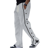 Casual Sports Breasted Pants Men's Loose Straight Trousers - Heritage cosmetics and beauty care