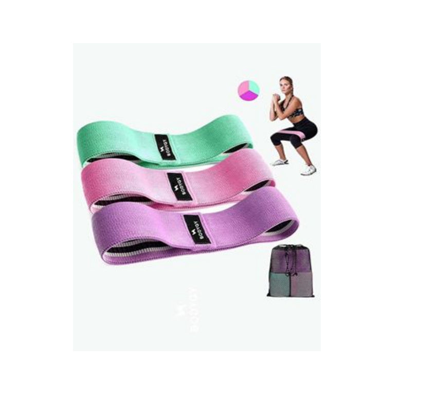 Resistance Band Elastic Hip Circle Fitness Squat Resistance Buttocks Circle Yoga - Heritage cosmetics and beauty care