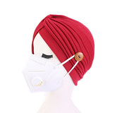 Epidemic Prevention Supplies Ladies Masks Hats Anti-Strangle Headbands Button Headbands - Heritage cosmetics and beauty care