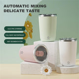 350ml Automatic Self Stirring Mug Coffee Milk Juice Mixing Cup Electric Stainless Steel Lazy Rotating Mug Magnetic Stirring Cup Kitchen Gadgets - Heritage cosmetics and beauty care