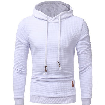 fo Square Pattern Quilted Classic  Men's  Casual Hoodies Men Heritage cosmetics and beauty care