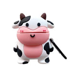 Cartoon Cute Cow Earphone Sleeves Drop-resistant Silicone Protective Soft Case Heritage cosmetics and beauty care