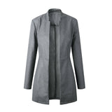 jacket blazer Women for Work white Fashion Formal female - Heritage cosmetics and beauty care