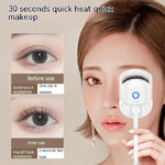 Eyelash Curler Portable Electric Heated Comb Eye Lash Long Lasting Eyelashes Curls Thermal Eyelash Curler Makeup Tools Heated Eyelash Curlers,Rechargeable Electric Eyelash Curler,Handheld Eyelash Heat - Heritage cosmetics and beauty care