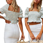 Slim halter short-sleeved tops for women's shirts Heritage cosmetics and beauty care