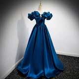 Evening Gown Female Satin Wedding Princess Dress - Heritage cosmetics and beauty care