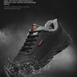 Artificial Leather Cotton Fur Men's Leather Casual Sneaker Warm Shoes - Heritage cosmetics and beauty care