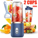 Electric Juice Maker Portable Blender Smoothie Mini Juicer Fruit Machine 400ml Heritage cosmetics and beauty care