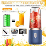 Electric Juice Maker Portable Blender Smoothie Mini Juicer Fruit Machine 400ml Heritage cosmetics and beauty care