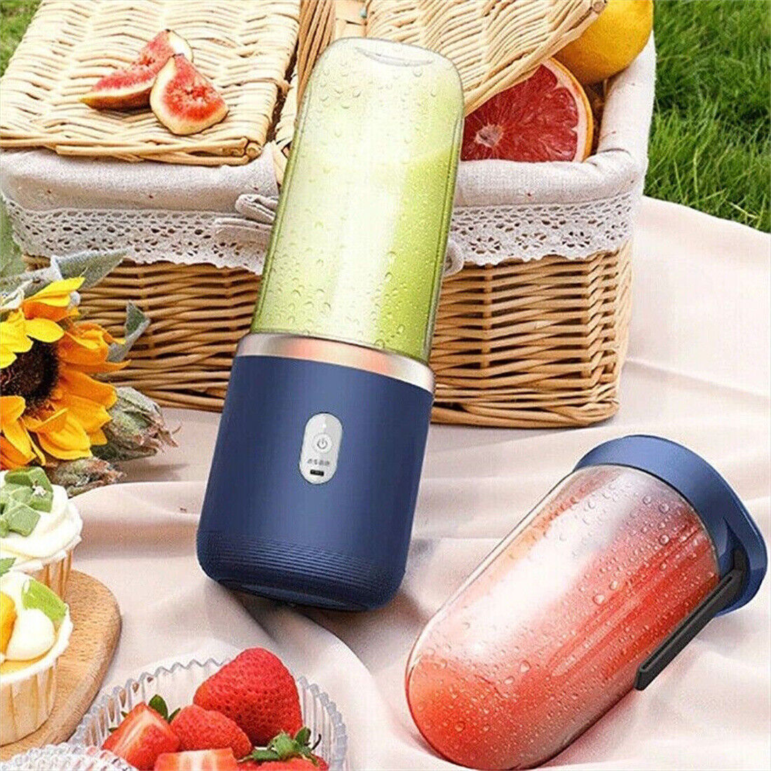 Electric Juice Maker Portable Blender Smoothie Mini Juicer Fruit Machine 400ml Heritage cosmetics and beauty care