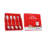 Creative Coffee Holiday Gift Box Stainless Steel Christmas Tableware Spoon - Heritage cosmetics and beauty care