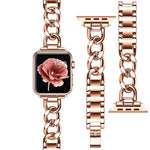 Single Row Denim Chain Metal Watch Band - Heritage cosmetics and beauty care