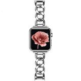 Single Row Denim Chain Metal Watch Band - Heritage cosmetics and beauty care