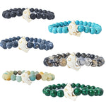 Dolphin Volcanic Rock Elastic Bracelets - Heritage cosmetics and beauty care