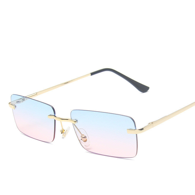 Rimless sunglasses women square - Heritage cosmetics and beauty care