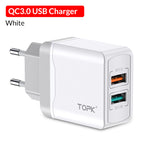 TOPK Quick Charge 3.0 18W QC 3.0 Dual USB Charger Heritage cosmetics and beauty care