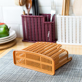 Woven Hollowed Chopsticks Storage Box Kitchen Tableware - Heritage cosmetics and beauty care